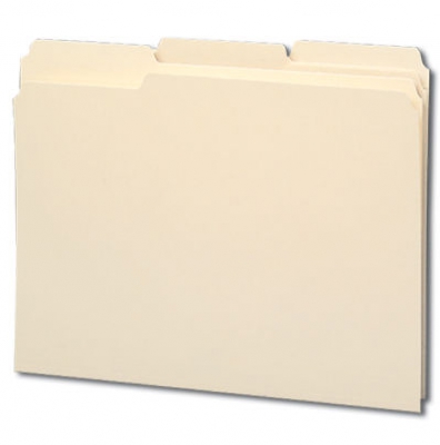 11 PT Manila Top Tab Folder, 1/3 Cut, LTR