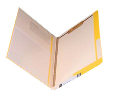 Kolor-Lok™ Left Hand Pocket Folder with Fastener in Position 1